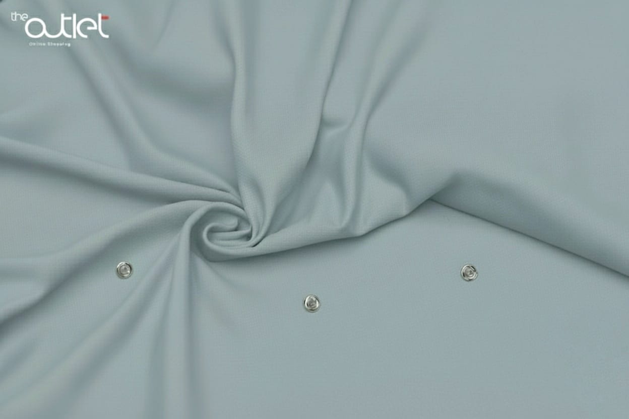 Wash & Wear Unstitched Fabric - Ice Grey