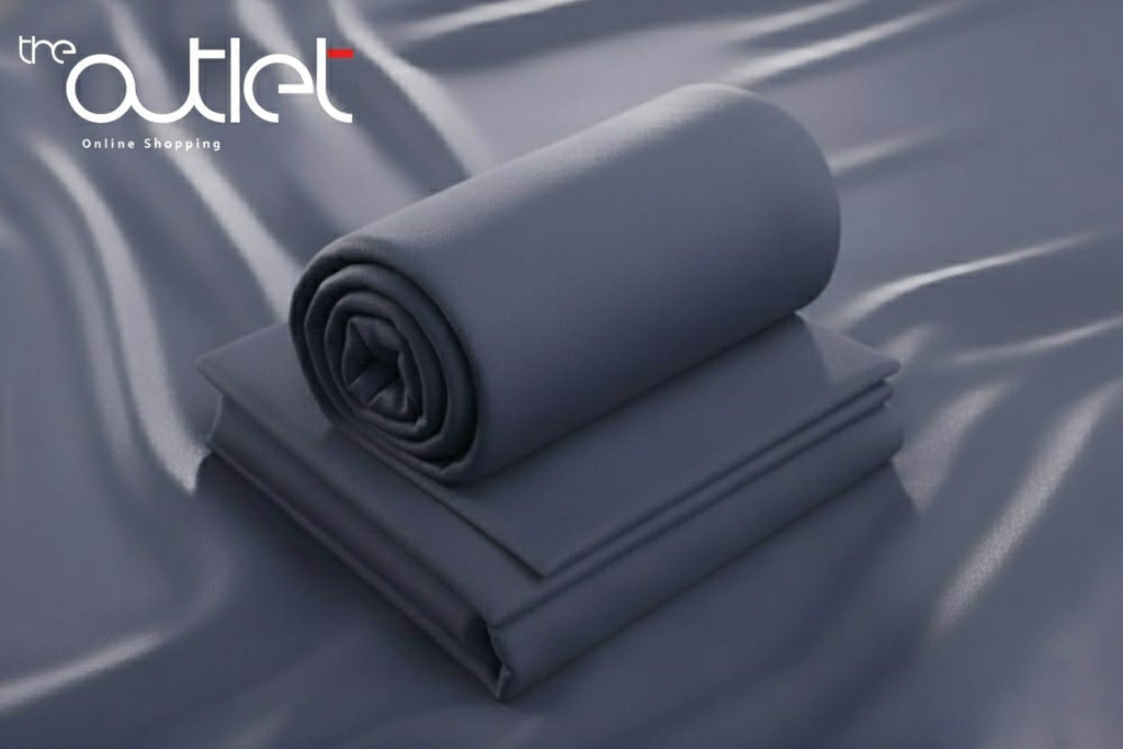 Wash & Wear Four-Season Men’s Unstitched Fabric – Steel Grey