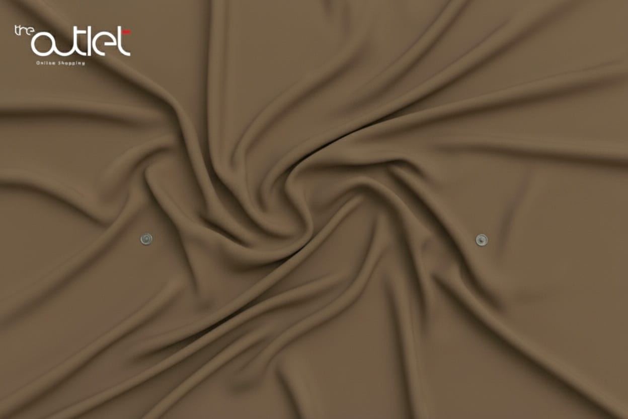 Wash & Wear Four-Season Men’s Unstitched Fabric – Coffee Brown