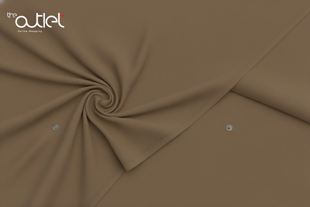 Wash & Wear Four-Season Men’s Unstitched Fabric – Coffee Brown