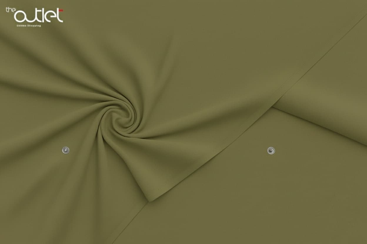 Wash & Wear Unstitched Fabric - Olive Green