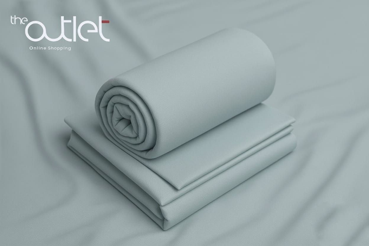 Wash & Wear Unstitched Fabric (Ice Grey)